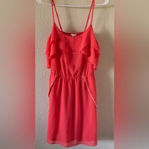 Women’s orange layered dress for sale - size M